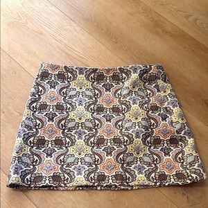 Zara Elegant Multicolor Patterned Women's Skirt